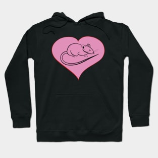 I Heart rat Hoodie